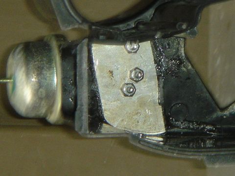1983 Volkswagen Rabbit - Aluminum backing plate to mount defrost deflector vacuum motor.