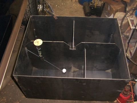 1995 Ford C-350 (Centurion Conversions) - A custom-built fuel tank with internal baffles and a float sensor is shown, likely for a truck or RV conversion.