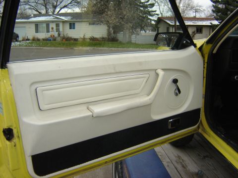 1979 Ford Mustang - white inside and still in good shape