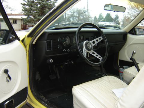 1979 Ford Mustang - white inside and still in good shape