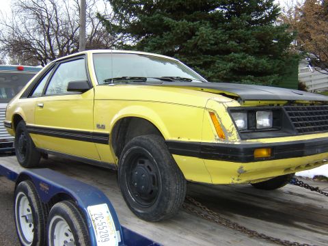 1979 Ford Mustang - can you see where i need to replace the front bumper