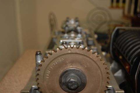 2007 Ford Mustang - A close-up view of a metal gear, identified by the part number F8AZ-6256-BA, is shown in detail.