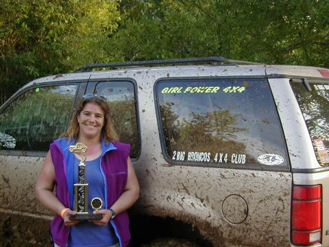 1994 Ford Explorer - Girlpower and my 3nd place trophy for the 4 cyl stock/6 cyl modified class.