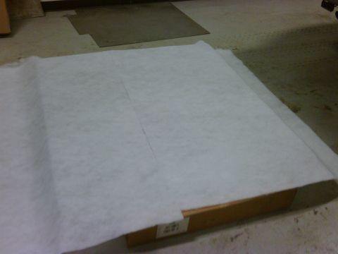 1979 Ford F-250 - White insulation material on a wooden frame, with a Supermotors.net logo visible.