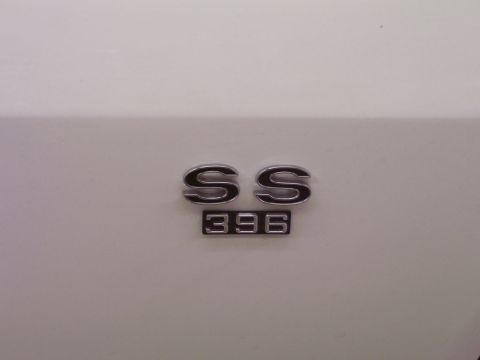 1979 Chevrolet Camaro - Close-up of an SS 396 emblem, indicating a specific engine or trim package.