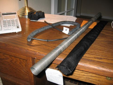 1995 Ford Bronco - spring with nylon sleeve came in, so I need to install that to help counterbalance.
