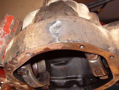 1983 Ford Bronco - I started with a 1/4" bit, then 1/2", then 3/4" to make the drain hole in the 3rd member. SEE THE NEXT FEW PICS... [url=http…