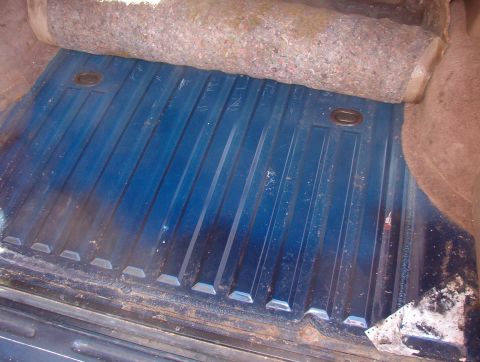 1983 Ford Bronco - For most Broncos, like this stock '93EB, only the rear threshhold has to be removed to fold the carpet forward and expose the target area o…
