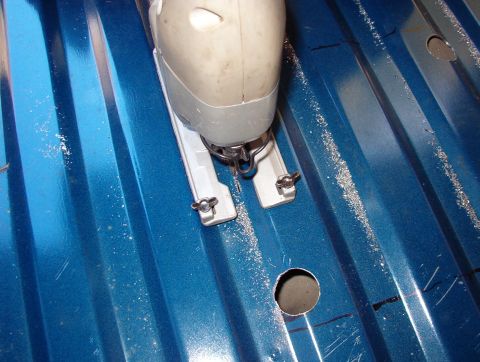 1983 Ford Bronco - Be aware of the distance from the floor to the tank at all times, and remember that the fuel lines, pump wiring, and vent hose are in there…