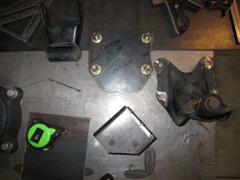 1996 Ford Bronco - Making a shackle flip kit. 1/4"steel plate