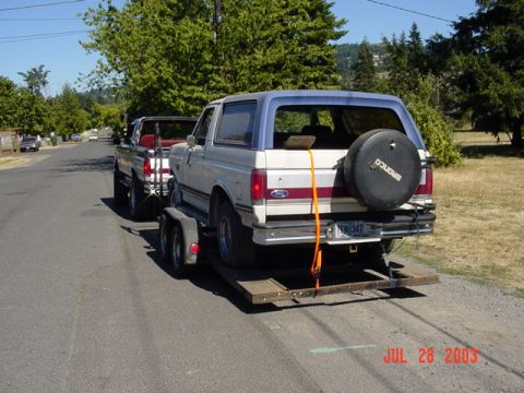 1987 Ford Bronco - Rear veiw
