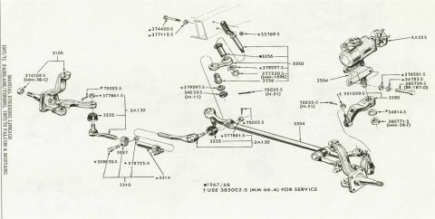 1972 Ford Ranchero - 67-71 Manual Steering