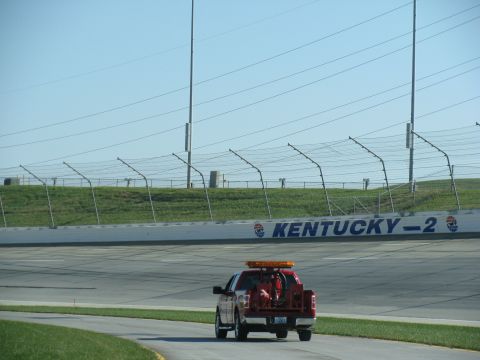 2003 Mercury Marauder - Follow the pace truck.