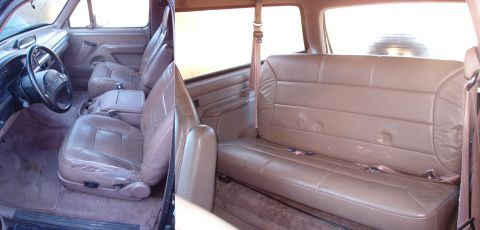 1993 Ford Bronco - I got the carpet & seats put back last night, and I dug up the back seat and threw it in. I didn't clean any of the chairs, though. After t…