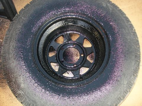 1995 Ford Bronco - Spare after spray