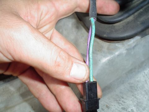 1981 Ford Bronco - the purple and green wires are the crank trigger or distributor wire, plug one end into the short wires hanging out of the ignition and...{…