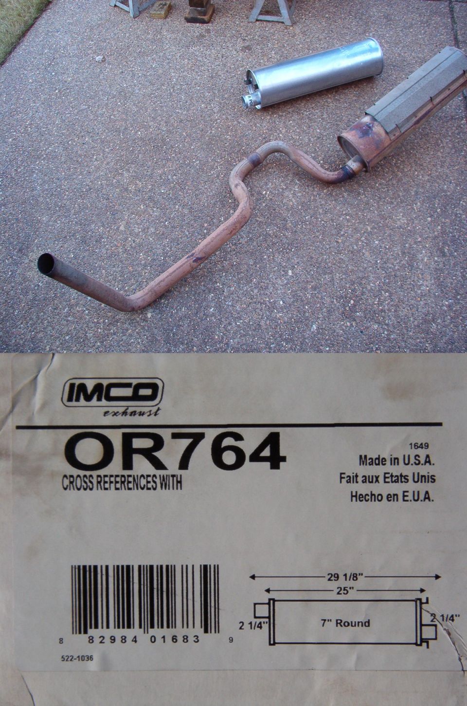 To get a free muffler without paying Midas to install it, I had to give up the receipt - GOOD RIDDANCE.  I expect this muffler to outlast the truck anyway.