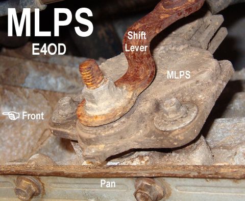 1983 Ford Bronco - MLPS on a '93 E4OD (L side) TSB 95-2-12 E4OD Diagnostic Trouble Codes and/or Harsh Shift Concerns - Water Intrusion of the MLP/TR Sensor [u…