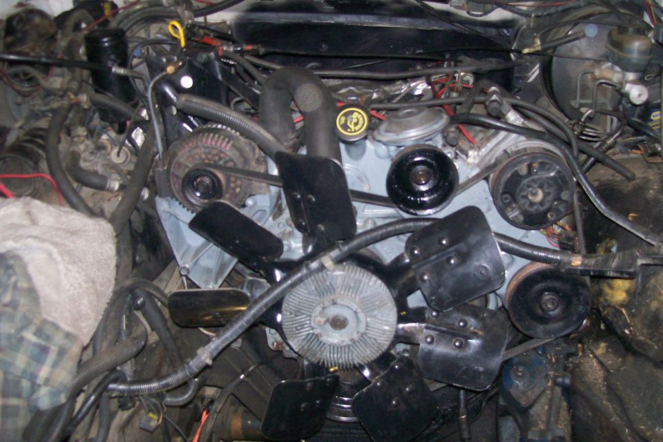 The engine is in.