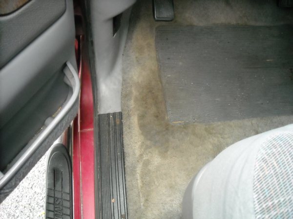 Driver interior floor