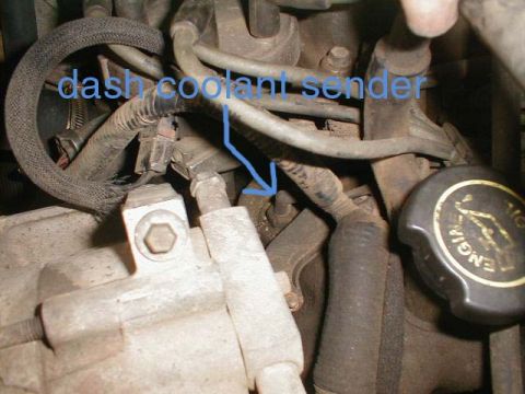 1990 Ford Bronco - Dash gauge coolant sender