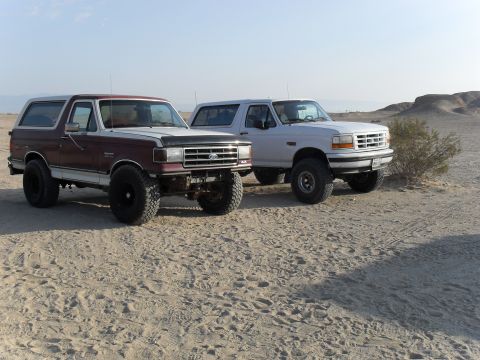 1989 Ford Bronco - Mine and Jason (drinkbrew's) Broncos