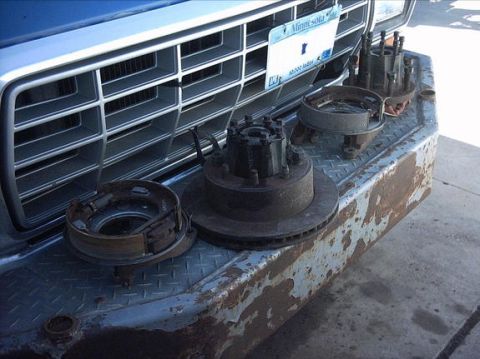 1954 Ford F-100 - Here are the parts off the 99 E350 D60.
