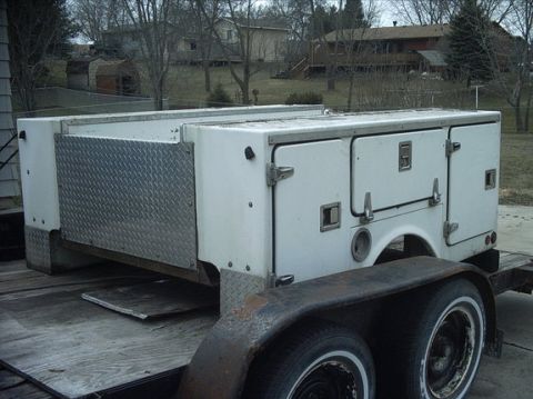 1954 Ford F-100 - I picked up a utility box/service body to use on it. I kept flip flopping on if I should use it or lengthen the stock stepside box. I decid…
