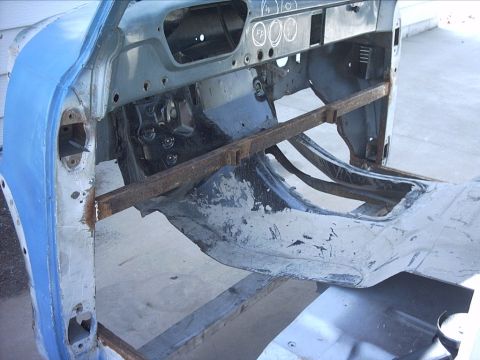 1954 Ford F-100 - 4-15-09: Well I've had a bunch of crap going on so I haven't had a chance to work on the 54 until today. I dragged the cab back out of my g…