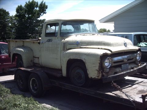 1954 Ford F-100 - 6-26-09: I haven't done any work on the 54. I don't know why but I just kind of burnt out on it. I found this wreck for sale so I picked it…