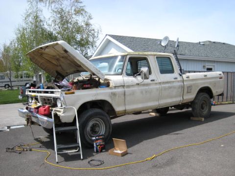 1976 Ford F-250 - How I got my crew cab.