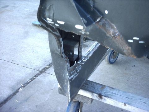 1954 Ford F-100 - 10-29-08: And here's after I cut it all out.
