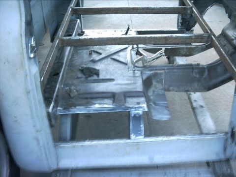 1954 Ford F-100 - 10-30-08: I did a little test fit. I've got some more work to do on this! I also broke out a sheet of tag board and made a couple templates…