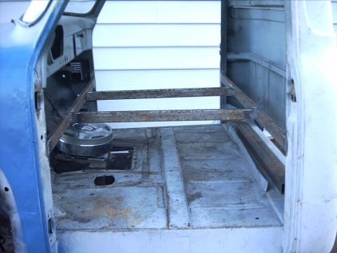 1954 Ford F-100 - 10-02-08: Yesterday I finally started to do some more work on the 54. Didn't get much done but I got the bracing welded in the cab. A diago…