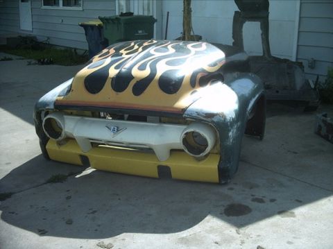 1954 Ford F-100 - 8-09-08: Been a while since I posted any updates. I've been busy trying to raise some more cash for some parts for it. Today I removed the…