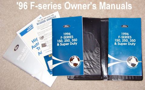 1983 Ford Bronco - '96 F-series (Gas) Owners Manuals in flap case