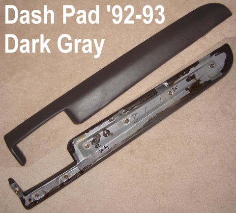 1983 Ford Bronco - Dark Gray (Granite) '92 Dash Pad Blemish-free with 7 original nuts. Ships as 3.5 lbs in a USPS Priority Medium Tube (38x6x6"). [url=ht…