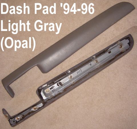 1983 Ford Bronco - SOLD Light Gray (Opal) '94-96 Dash Pad Blemish-free with 7 original nuts. Ships as 3.5 lbs in a USPS Priority Large Tube (38x6x6"). [u…