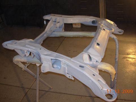 1991 Ford Taurus - all done with the primer, no for some POR15