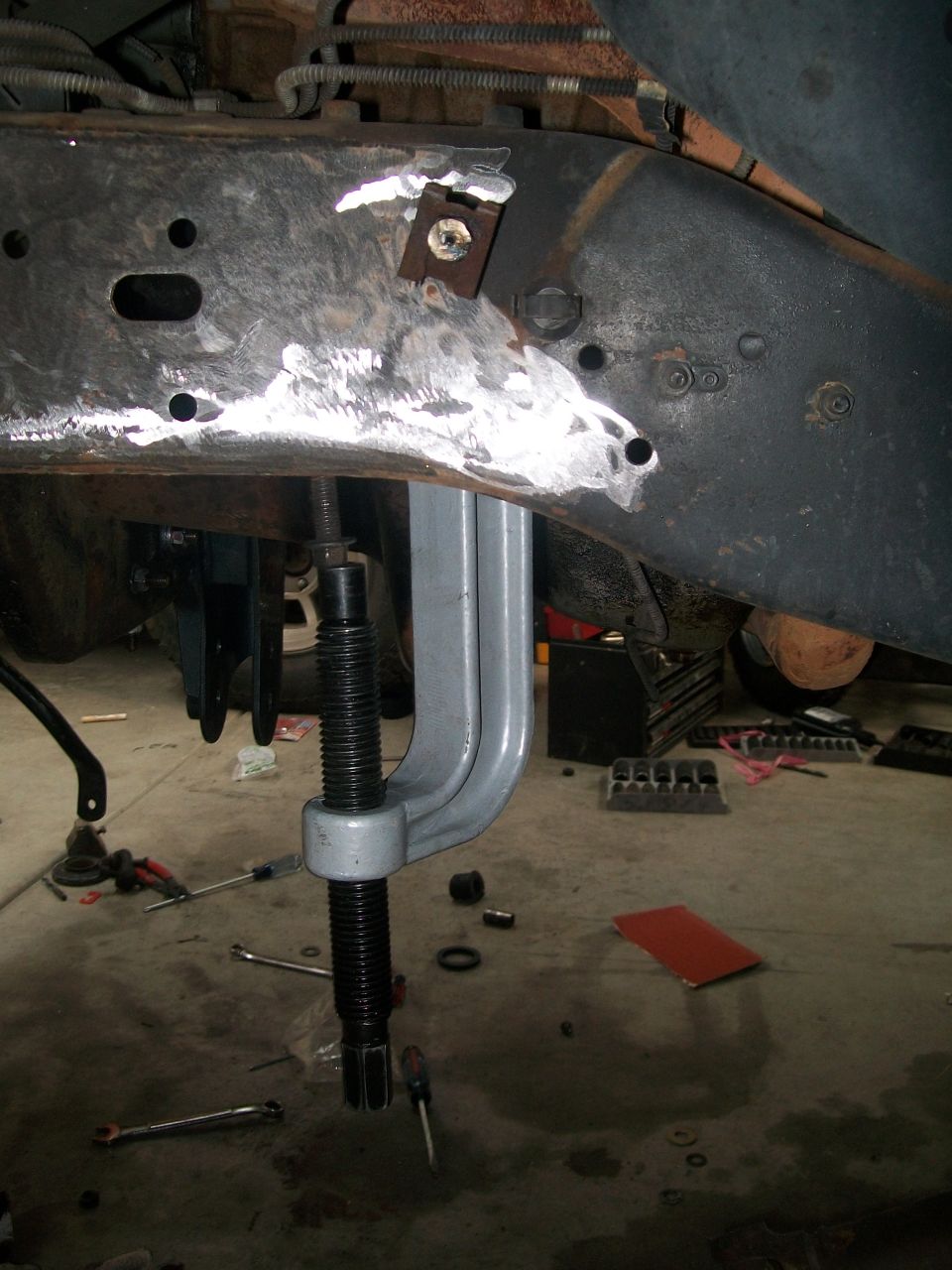 Ball Joint press in action