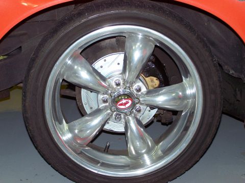 1973 Ford Ranchero - wheel installed with new rotor