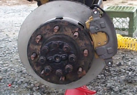 1978 Ford Bronco - This image shows a brake rotor and caliper, not a 1978 Ford Bronco.