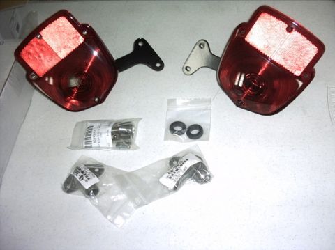 1954 Ford F-100 - Here's the new taillights and hardware I bought. I went with the 55-56 shield style t-lights just because I like the design a little better…