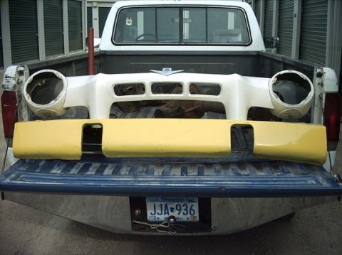 1954 Ford F-100 - I found a nice 54 Grille, front valance and parking lights locally for $100.00. They are both rust free. The front valance does need a litt…