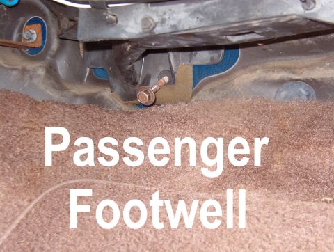 1993 Ford Bronco - There's one fastener for the evaporator cover inside: an 11mm(7/16") lag screw.