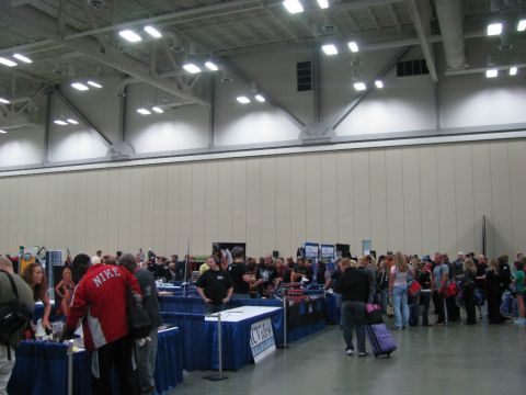 2003 Mercury Marauder - Fitness vendor booths.