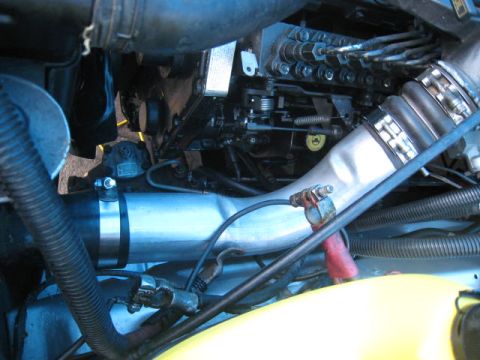 1976 Ford F-250 - Intercooler pipeing