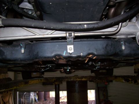 2007 Ford Mustang - Underbody view of a 2007 Ford Mustang, highlighting the exhaust headers and suspension system.