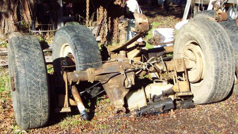 1996 Ford Bronco - Ford 10.25 and Miscellaneous Parts Ford 10.25 (Axle Code 35): RABS Sensor Park Brake Cables 4" Blocks (factory) with Integrated Bump Stops…