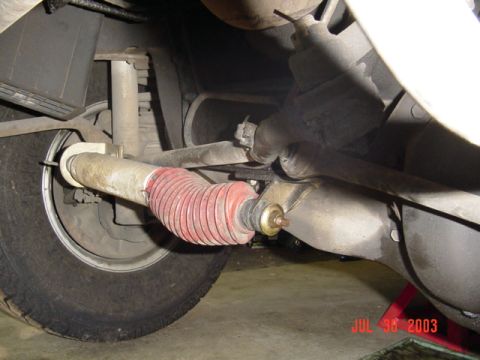 1987 Ford Bronco - Bent steering and stabilizer